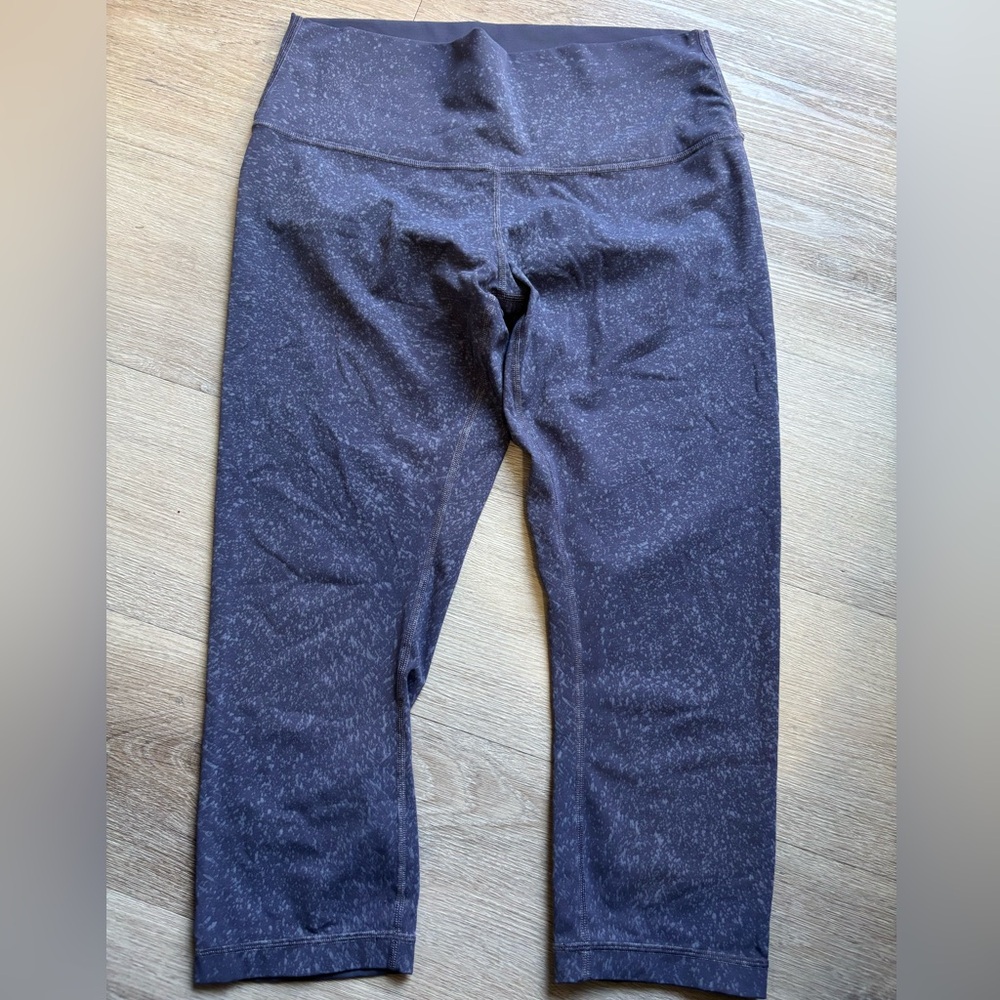 lululemon athletica Purple Speckled Crop Leggings